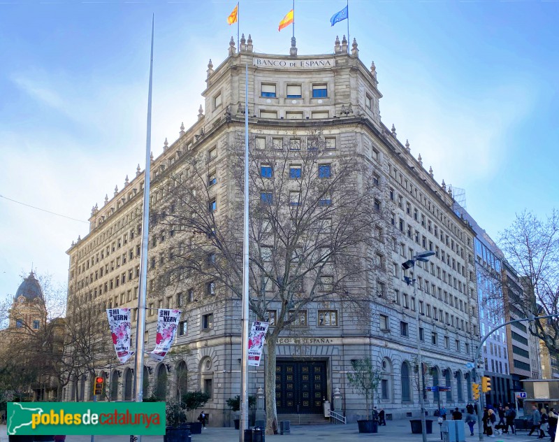 Barcelona - Banc d'Espanya (Foto: Albert Esteves, 2020) Barcelona - Banc d'Espanya