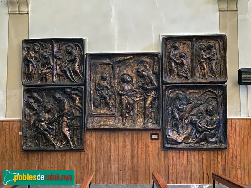 Sant Vicenç dels Horts - Església. Interior (Foto: Albert Esteves, 2021) Sant Vicenç dels Horts - Església. Interior