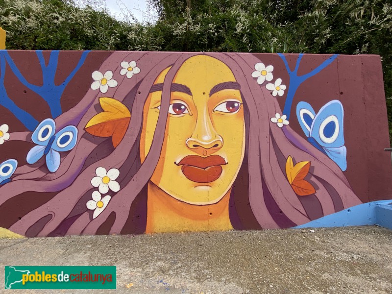 Pallejà - Mural de l'Institut (Foto: Albert Esteves, 2021) Pallejà - Mural de l'Institut