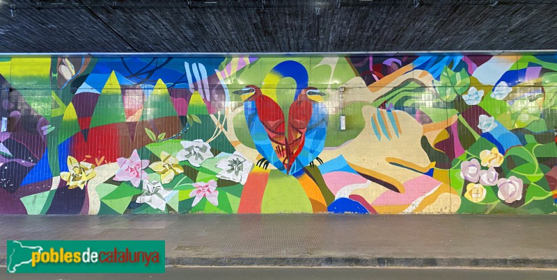 L'Hospitalet de Llobregat - Mural L'H