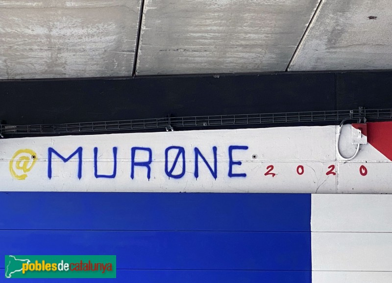 Cornellà de Llobregat - Mural del Tram (Foto: Albert Esteves, 2021) Cornellà de Llobregat - Mural del Tram