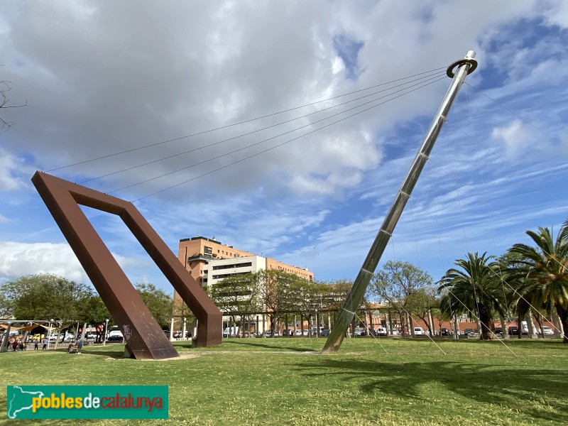 Cornellà de Llobregat - Monument a Miró (Foto: Albert Esteves, 2021) Cornellà de Llobregat - Monument a Miró