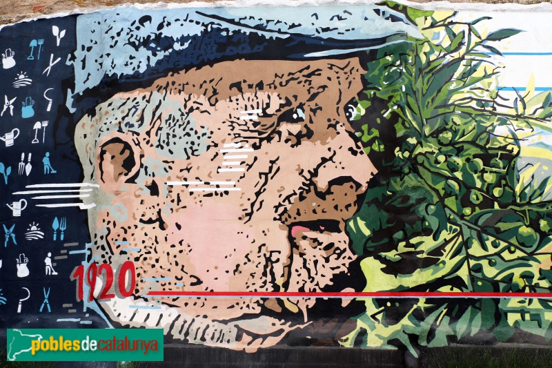 Vinaixa - Mural de la Cooperativa (Foto: Albert Esteves, 2021) Vinaixa - Mural de la Cooperativa