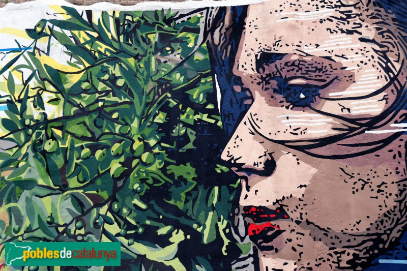 Vinaixa - Mural de la Cooperativa (Foto: Albert Esteves, 2021) Vinaixa - Mural de la Cooperativa