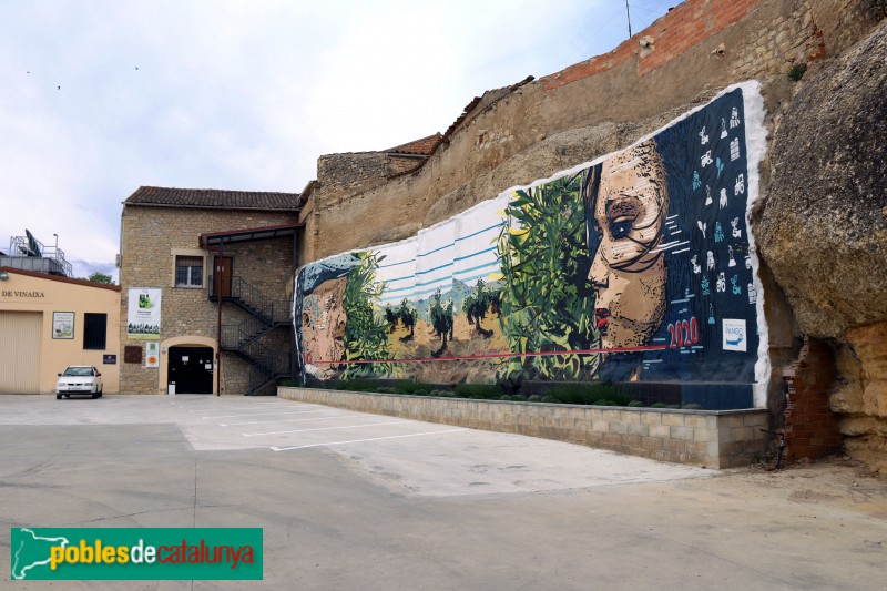 Vinaixa - Mural de la Cooperativa (Foto: Albert Esteves, 2021) Vinaixa - Mural de la Cooperativa