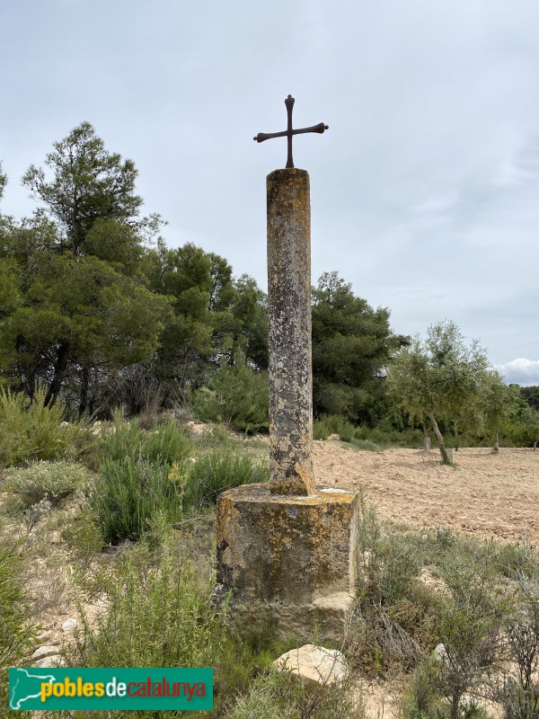 Vinaixa - Creu del camí de Sant Bonifaci (Foto: Albert Esteves, 2021) Vinaixa - Creu del camí de Sant Bonifaci