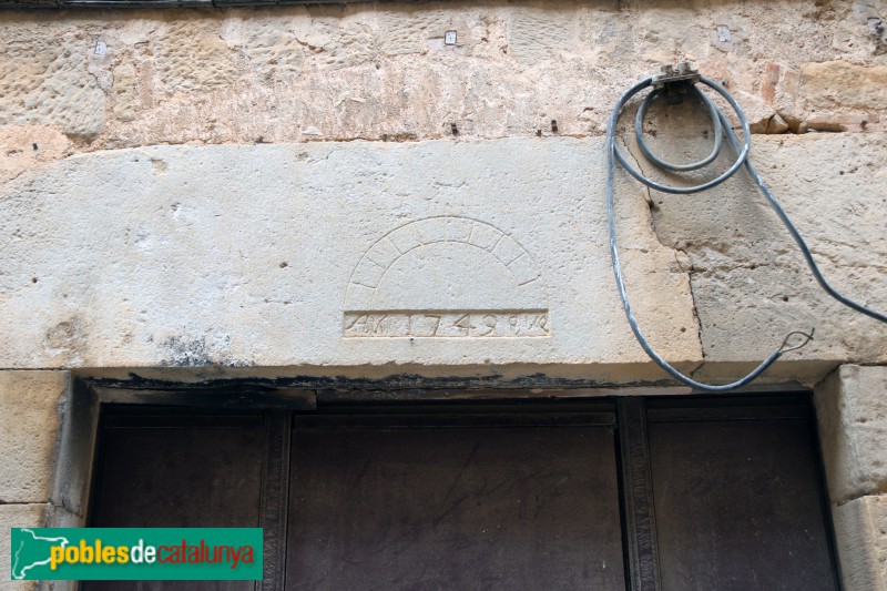 Vinaixa - Llinda, 1749 (Foto: Albert Esteves, 2021) Vinaixa - Llinda, 1749