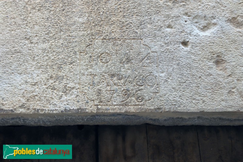 Vinaixa - Llinda, 1796 (Foto: Albert Esteves, 2021) Vinaixa - Llinda, 1796