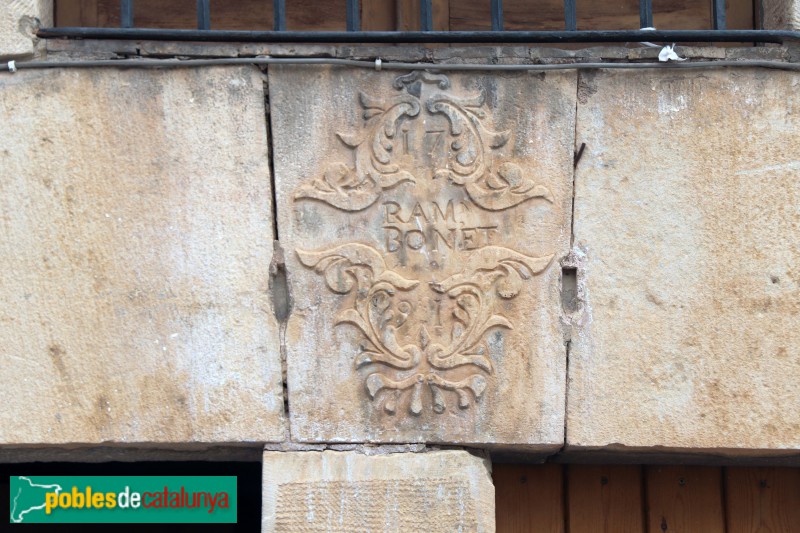 Vinaixa - Llinda, 1791 (Foto: Albert Esteves, 2021) Vinaixa - Llinda, 1791