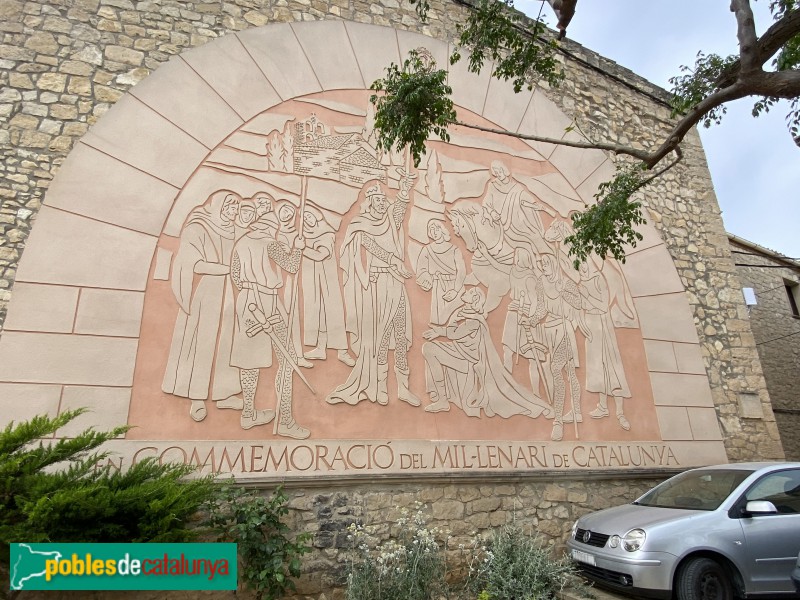 Vinaixa - Mural del Mil·lenari (Foto: Albert Esteves, 2021) Vinaixa - Mural del Mil·lenari