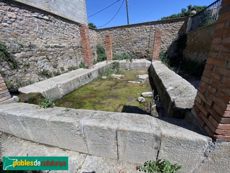 Juncosa - Safareig (Foto: Albert Esteves, 2021) Juncosa - Safareig