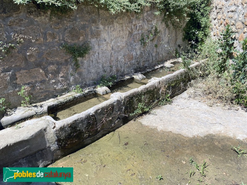 Juncosa - Safareig (Foto: Albert Esteves, 2021) Juncosa - Safareig