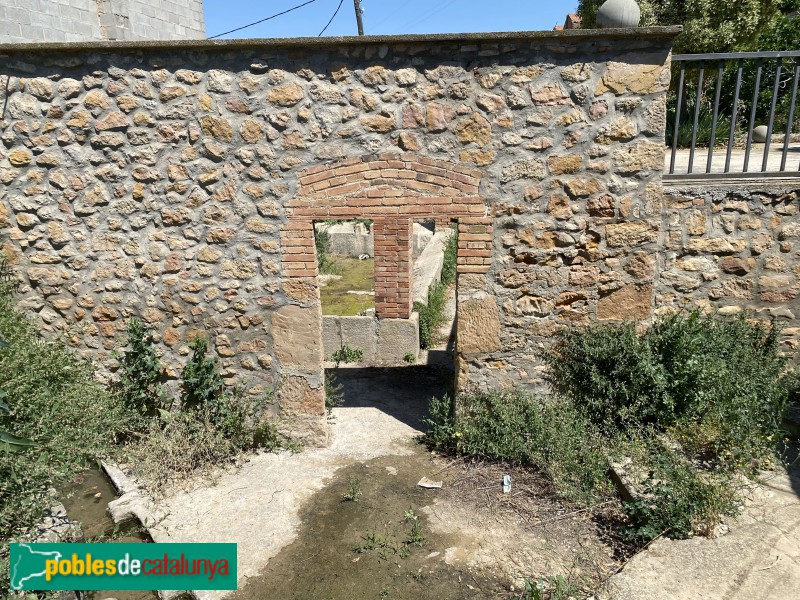 Juncosa - Safareig (Foto: Albert Esteves, 2021) Juncosa - Safareig