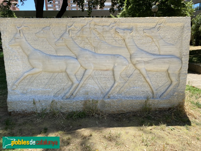 Barcelona - Escultures d'animals als Jardins Vicens Vives