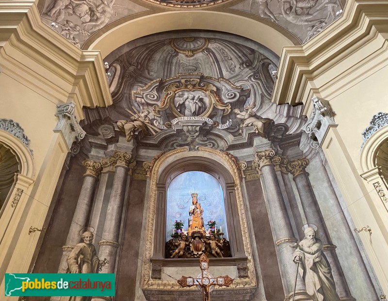 Barcelona - Església de Sant Pere Nolasc. Pintures murals