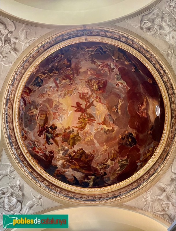Barcelona - Església de Sant Pere Nolasc. Pintures murals
