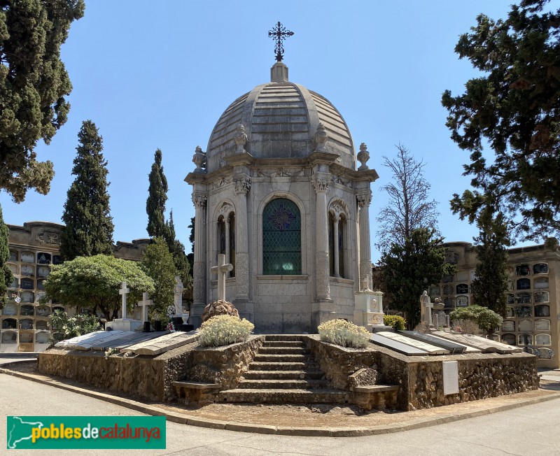 Barcelona - Cementiri de les Corts. Panteó Núñez (Foto: Albert Esteves, 2021) Barcelona - Cementiri de les Corts. Panteó Núñez