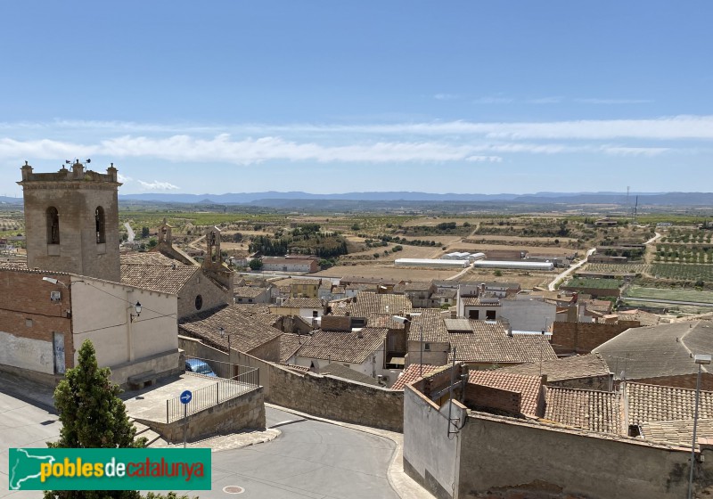 Arbeca des del castell (Foto: Albert Esteves, 2021) Arbeca des del castell