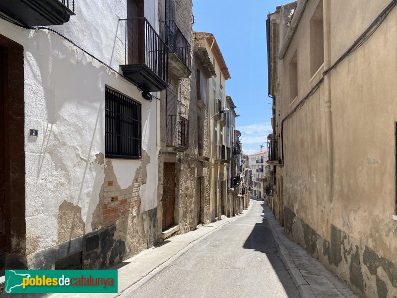 Carrer Major d'Arbeca (Foto: Albert Esteves, 2021) Carrer Major d'Arbeca