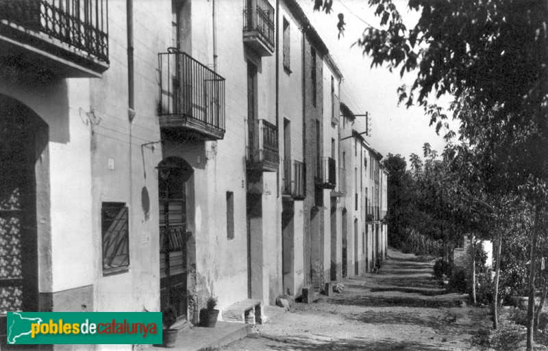 Abrera - Carrer de la Font (Foto: Josep, 1962) Abrera - Carrer de la Font