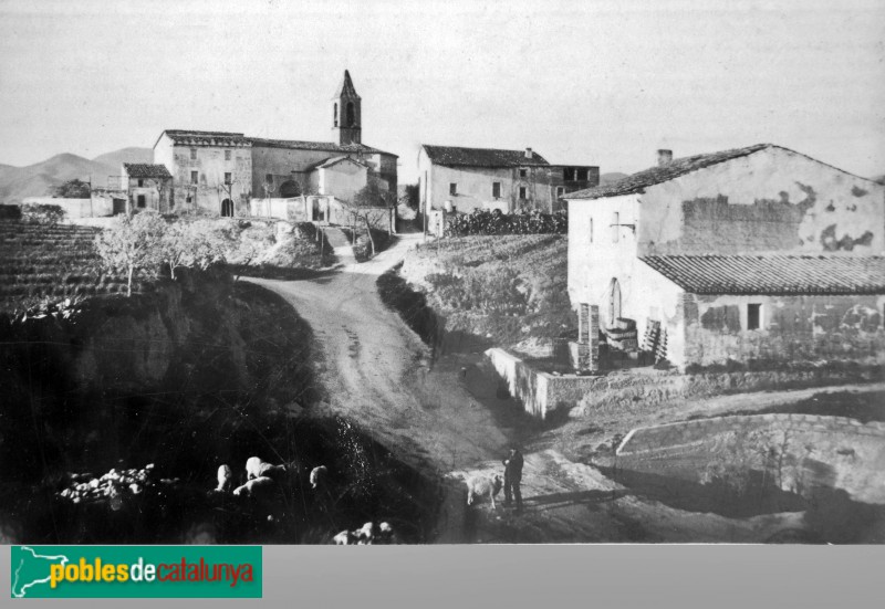 Abrera - Església de Sant Pere. Foto antiga Abrera - Església de Sant Pere. Foto antiga