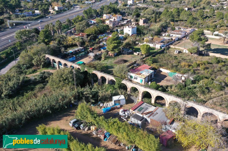 Tarragona - Aqüeducte de la Font de Loreto (Foto: Francesc Vidal-Barraquer, 2021) Tarragona - Aqüeducte de la Font de Loreto