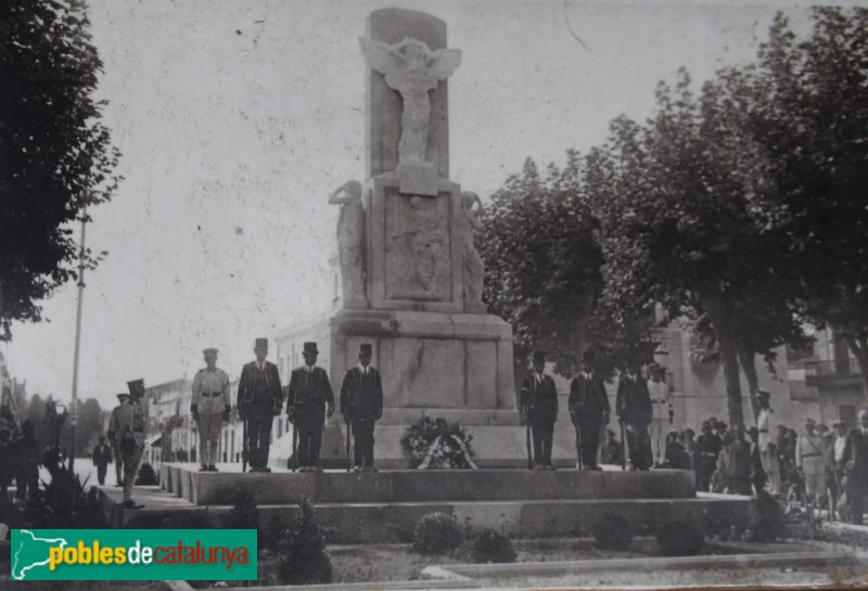 Granollers - Monument als caiguts a la guerra el Rif (enderrocat)