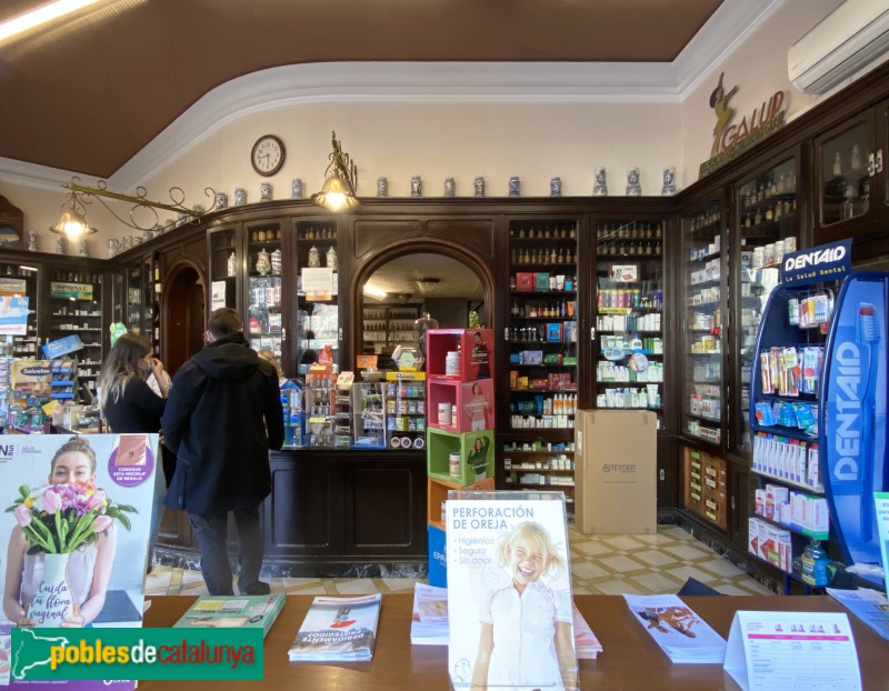 Barcelona - Farmàcia Galup (Foto: Anna Corcoll, 2021) Barcelona - Farmàcia Galup