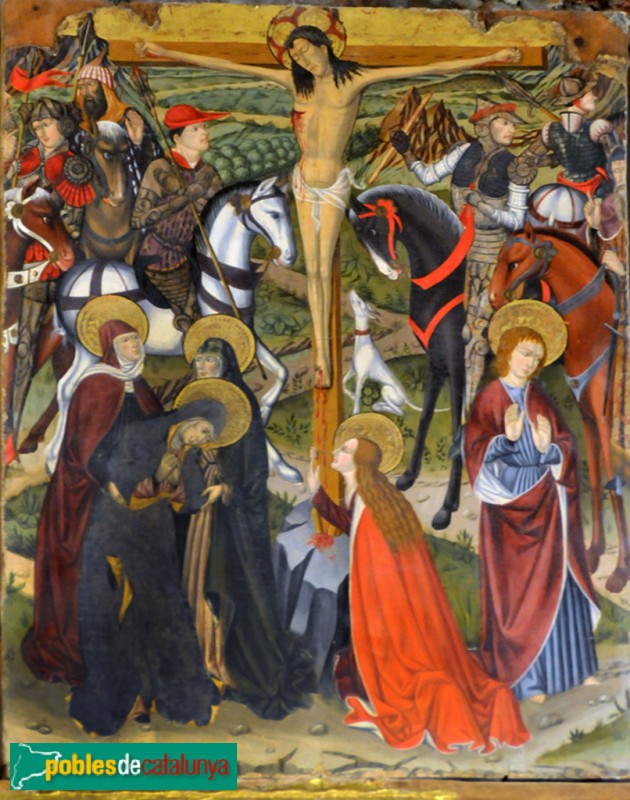 Arties - Església de Santa Maria: retaule gòtic (Foto: Joan Sànchez Sabé, 2014) Arties - Església de Santa Maria: retaule gòtic