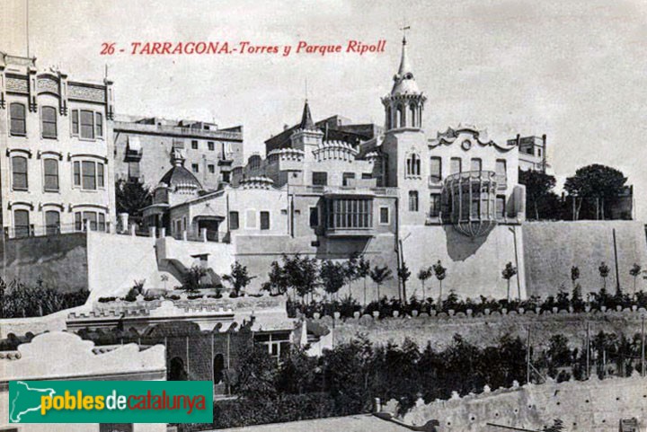 Tarragona - Casa Leandre Ripoll. Postal antiga Tarragona - Casa Leandre Ripoll. Postal antiga