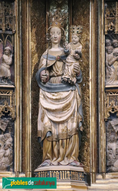 Tarragona - Catedral, retaule de Santa Tecla (Foto: Albert Esteves, 2022) Tarragona - Catedral, retaule de Santa Tecla