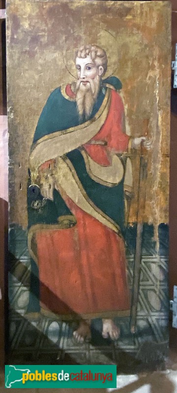 Retaule de Sant Sebastià de Montmajor (Foto: Albert Esteves, 2022) Retaule de Sant Sebastià de Montmajor