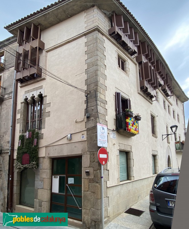 Hostalric - Antiga casa Falgueres (Foto: Albert Esteves, 2021) Hostalric - Antiga casa Falgueres