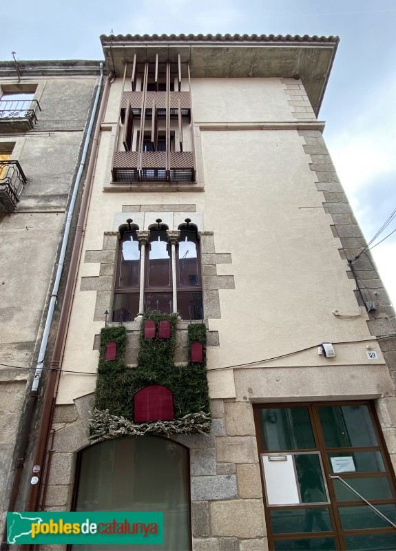 Hostalric - Antiga casa Falgueres (Foto: Albert Esteves, 2021) Hostalric - Antiga casa Falgueres