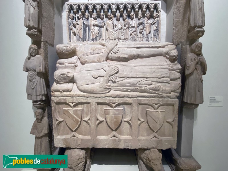 Sepulcre dels Ardèvol, procedent de la capella del palau de la Floresta (MNAC)