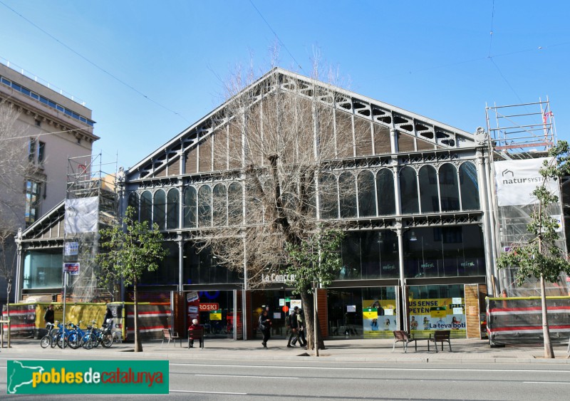 Barcelona - Mercat de la Concepció (Foto: Albert Esteves, 2022) Barcelona - Mercat de la Concepció