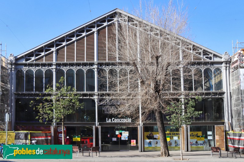 Barcelona - Mercat de la Concepció (Foto: Albert Esteves, 2022) Barcelona - Mercat de la Concepció