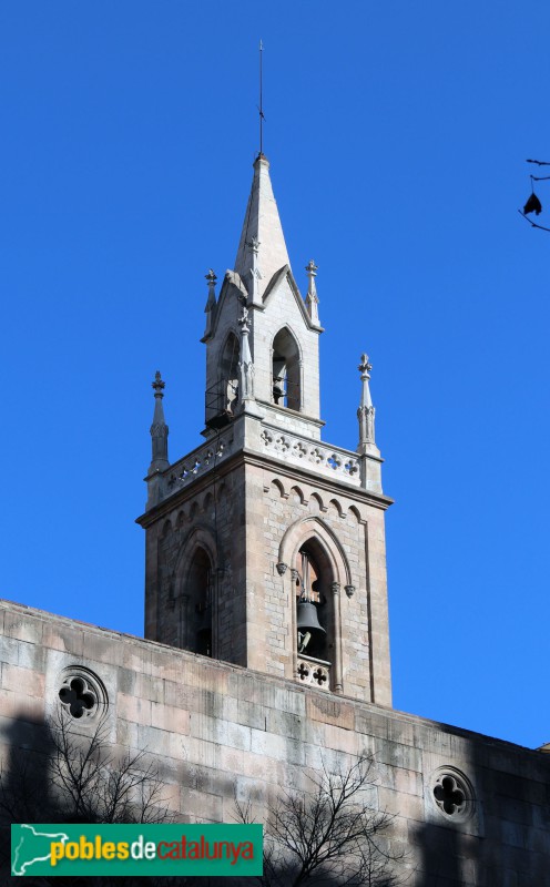 Barcelona - Esgésia de la Concepció. Campanar (Foto: Albert Esteves, 2022) Barcelona - Esgésia de la Concepció. Campanar