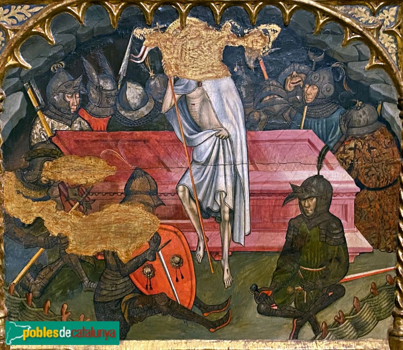 Terrassa - Retaule de Sant Miquel. La Resurrecció de Crist (Foto: Albert Esteves, 2022) Terrassa - Retaule de Sant Miquel. La Resurrecció de Crist
