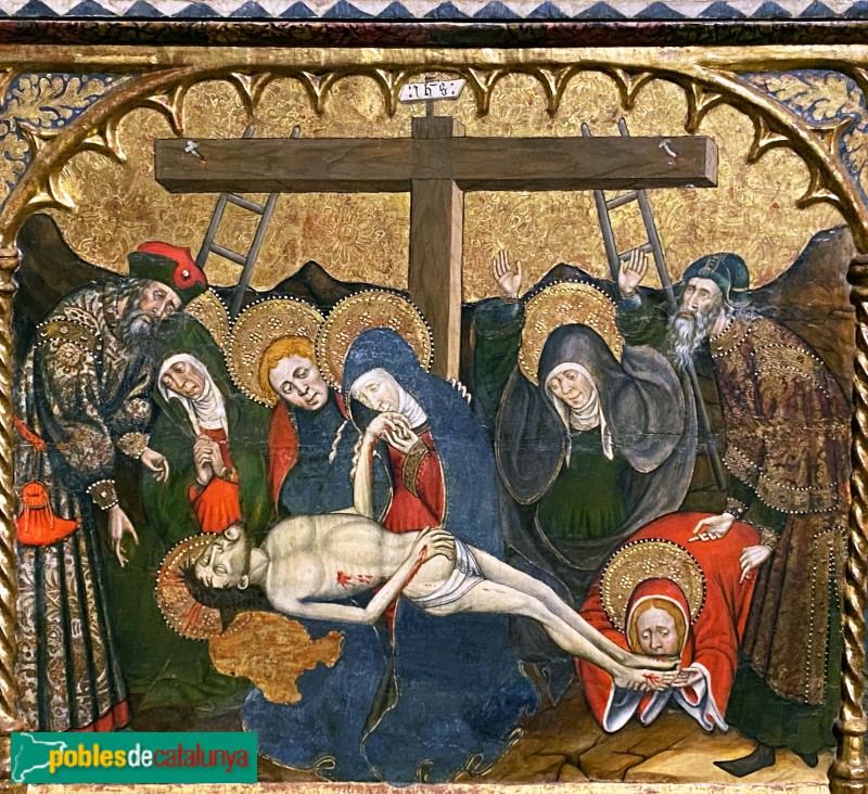 Terrassa - Retaule de Sant Miquel. Pietat (Foto: Albert Esteves, 2022) Terrassa - Retaule de Sant Miquel. Pietat