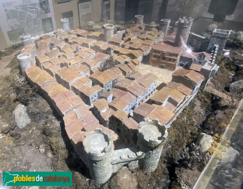 Maqueta de la muralla de Terrassa (Museu de Terrassa) (Foto: Albert Esteves, 2022) Maqueta de la muralla de Terrassa (Museu de Terrassa)