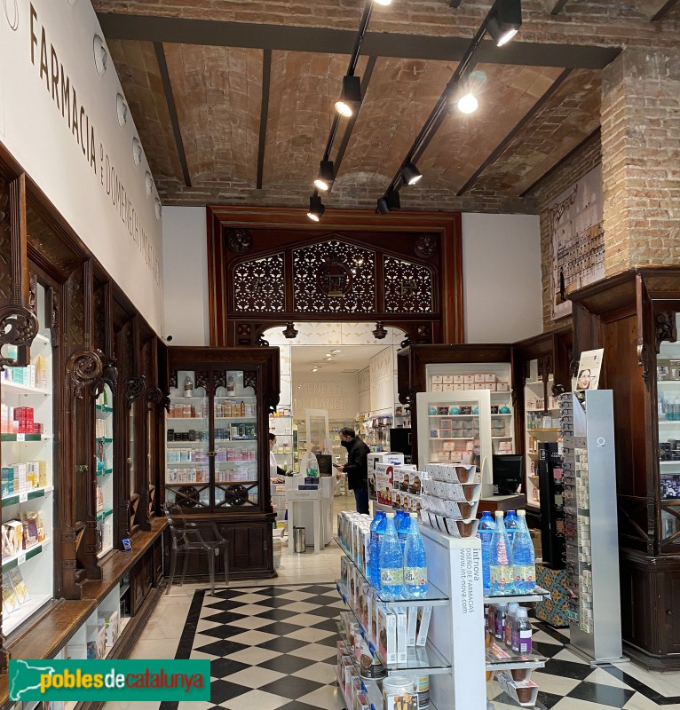 Barcelona - Farmàcia 1896 (Foto: Albert Esteves, 2022) Barcelona - Farmàcia 1896