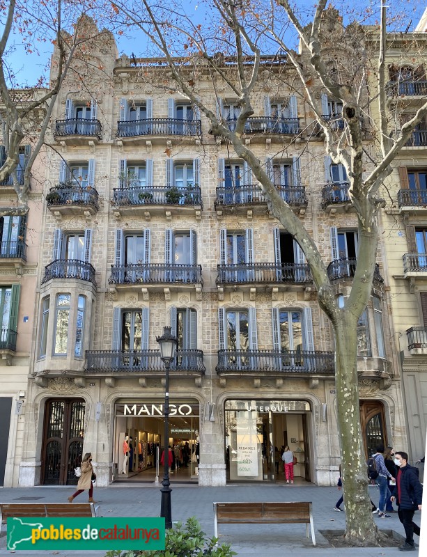 Barcelona - Passeig de Gràcia, 65 (Foto: Albert Esteves, 2022) Barcelona - Passeig de Gràcia, 65