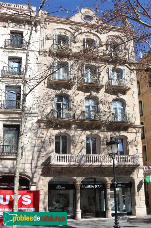 Barcelona - Passeig de Gràcia, 26 (Foto: Albert Esteves, 2022) Barcelona - Passeig de Gràcia, 26