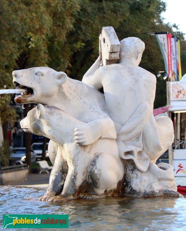 Tarragona - Font del Centenari. Europa (Foto: Albert Esteves, 2022) Tarragona - Font del Centenari. Europa
