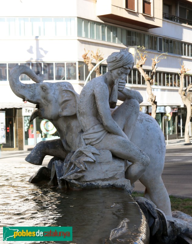 Tarragona - Font del Centenari. Àsia (Foto: Albert Esteves, 2022) Tarragona - Font del Centenari. Àsia