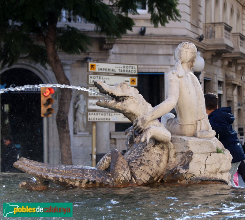 Tarragona - Font del Centenari. Amèrica (Foto: Albert Esteves, 2022) Tarragona - Font del Centenari. Amèrica