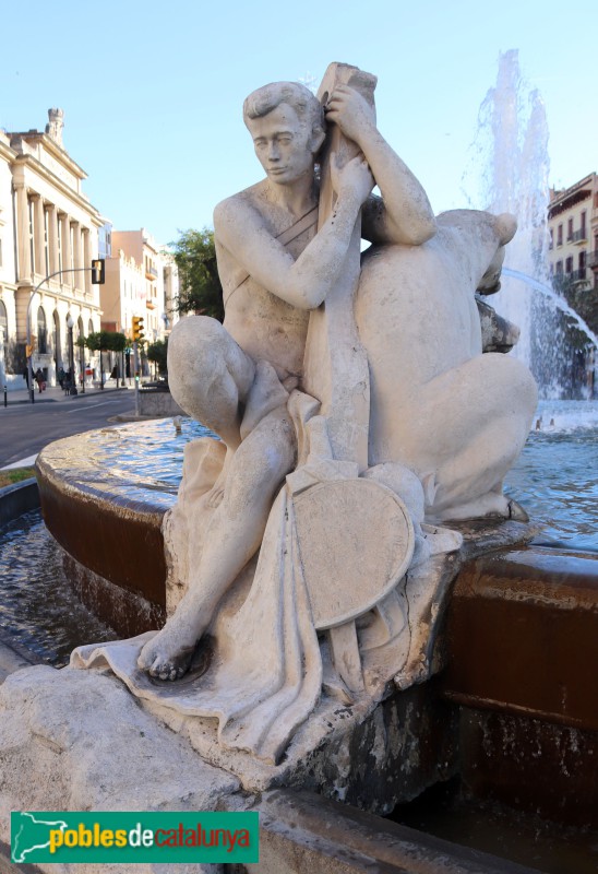 Tarragona - Font del Centenari. Europa (Foto: Albert Esteves, 2022) Tarragona - Font del Centenari. Europa