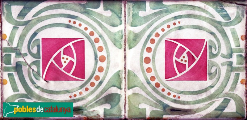 Figaró-Montmany - Can Ventureta. Mosaics (Foto: Albert Esteves, 2022) Figaró-Montmany - Can Ventureta. Mosaics