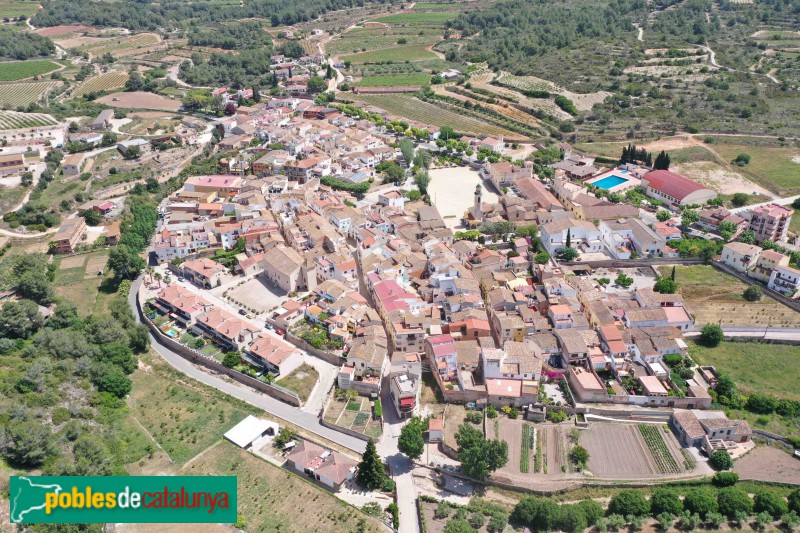 Salomó - Panoràmica general (Foto: Francesc Vidal-Barraquer, 2022) Salomó - Panoràmica general